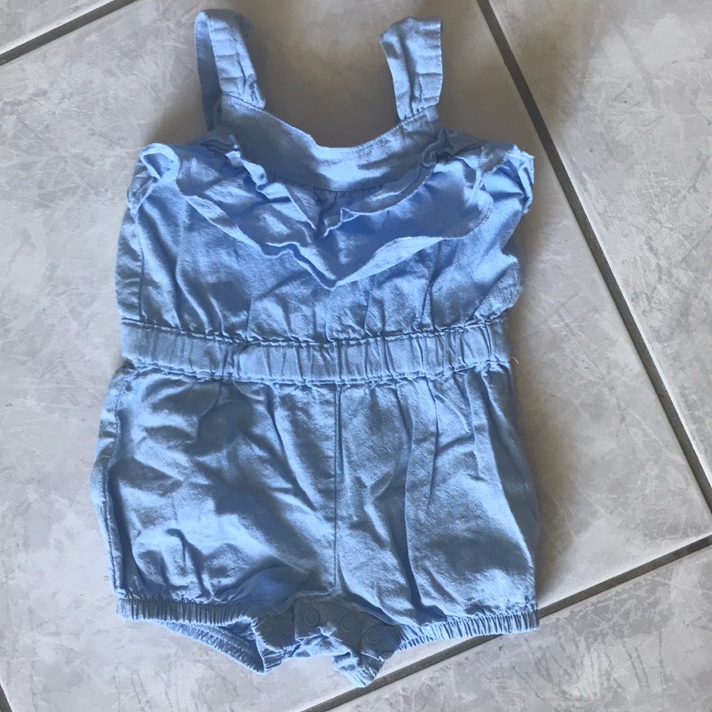 *LAST CALL* First Impressions ruffle front romper